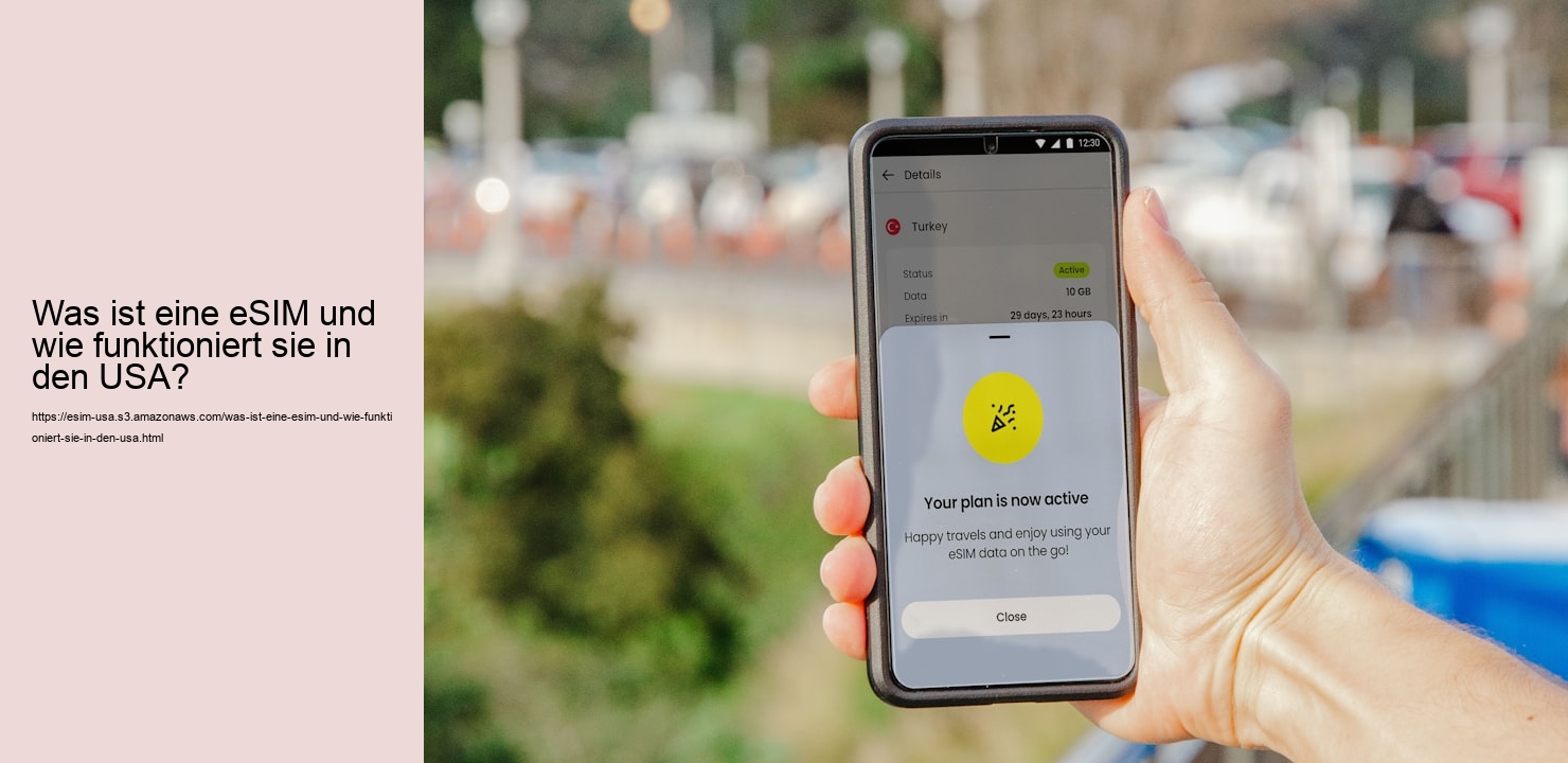 Was ist eine eSIM und wie funktioniert sie in den USA?
